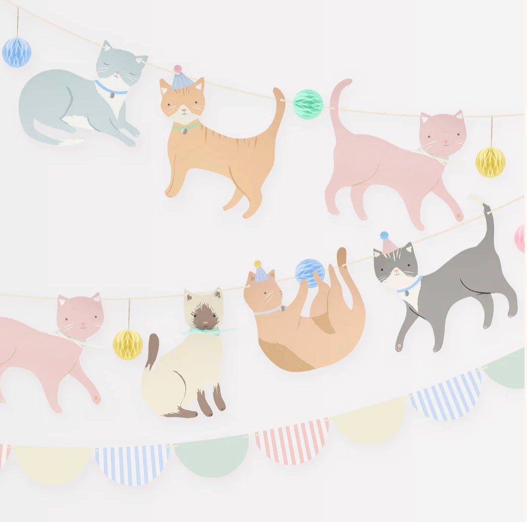 Meri Meri cute kittens slinger