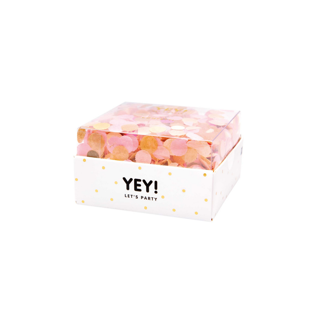 confetti peach pink mix