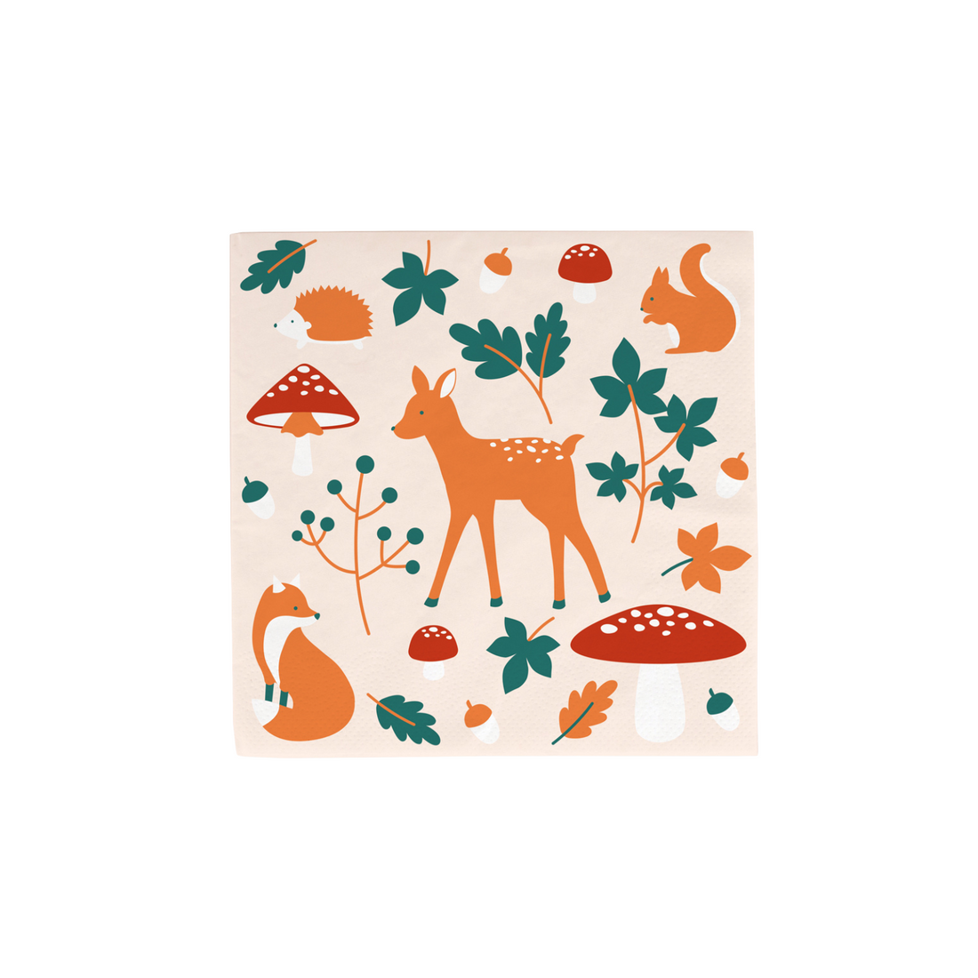 My Little Day woodland servetten met bosdiertjes