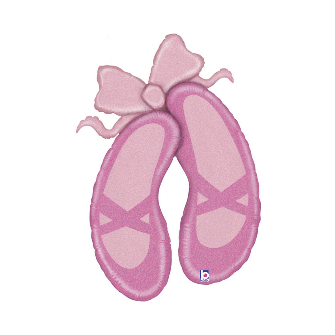 folieballon in de vorm van ballet schoentjes
