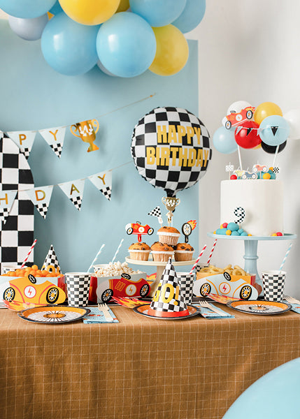 Folieballon Happy Birthday finish