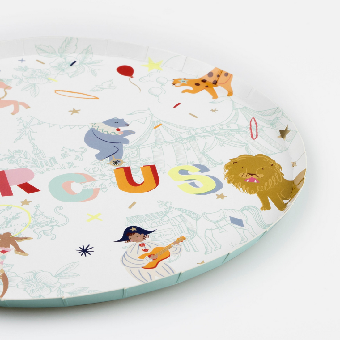 Meri Meri bordjes circus 8 stuks