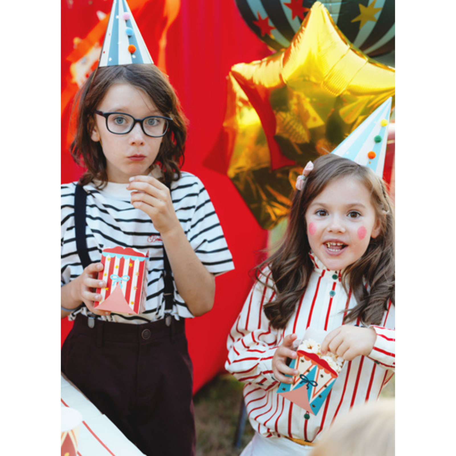 Snackdoosjes circus 6 stuks