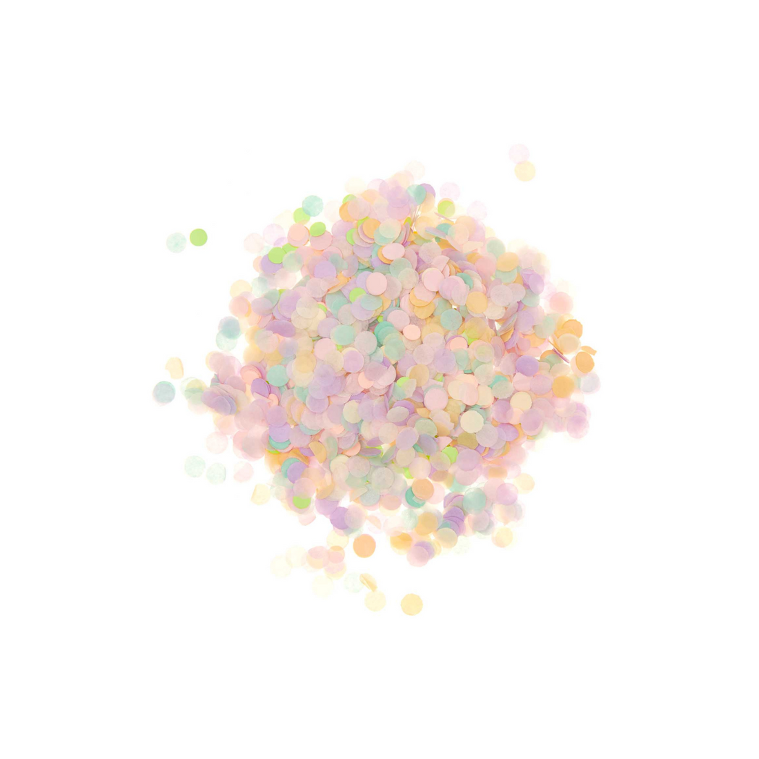 confetti mix pastel rainbow