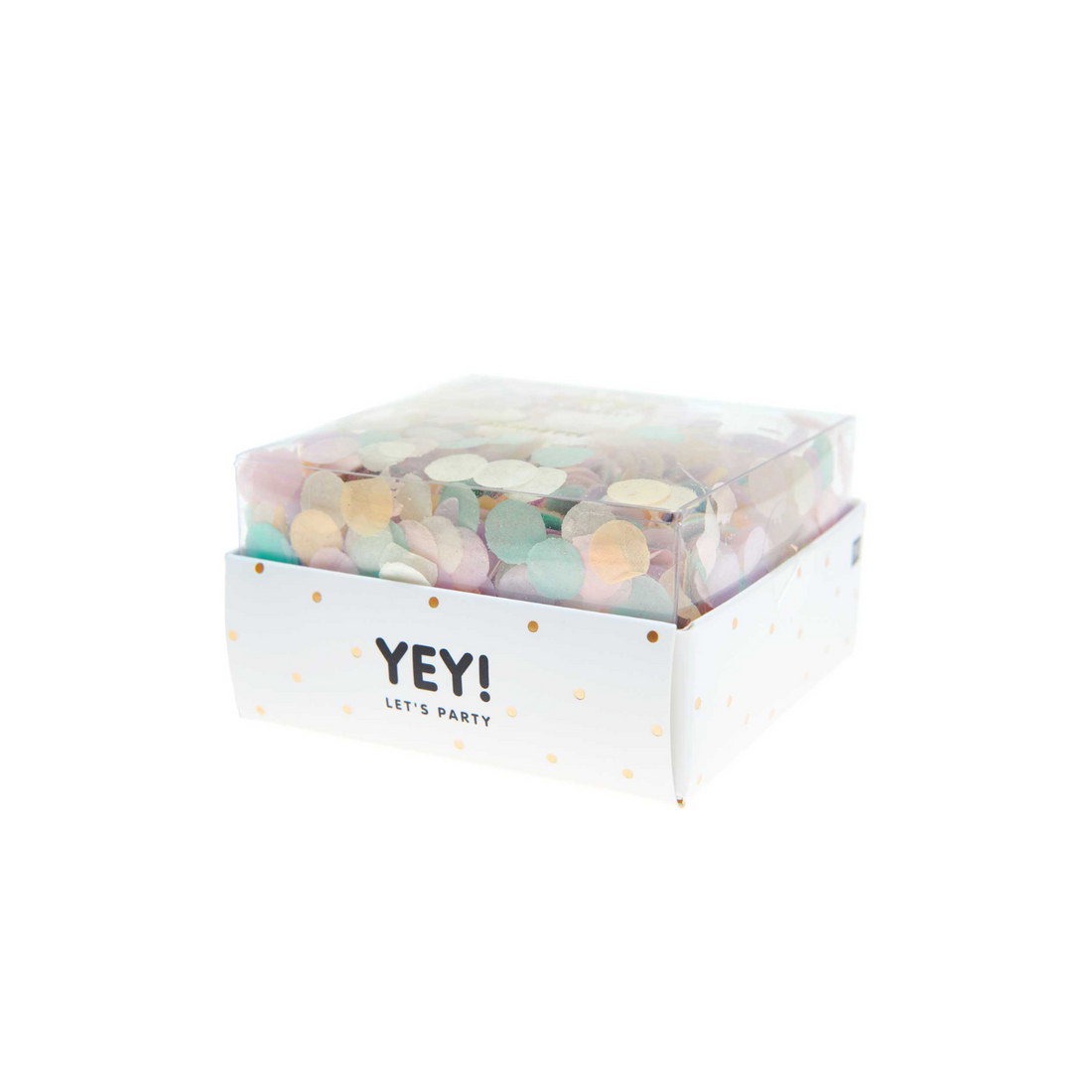 confetti mix pastel rainbow