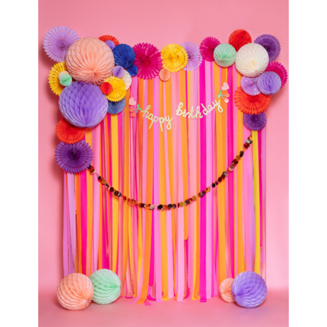 Crepe streamers summer