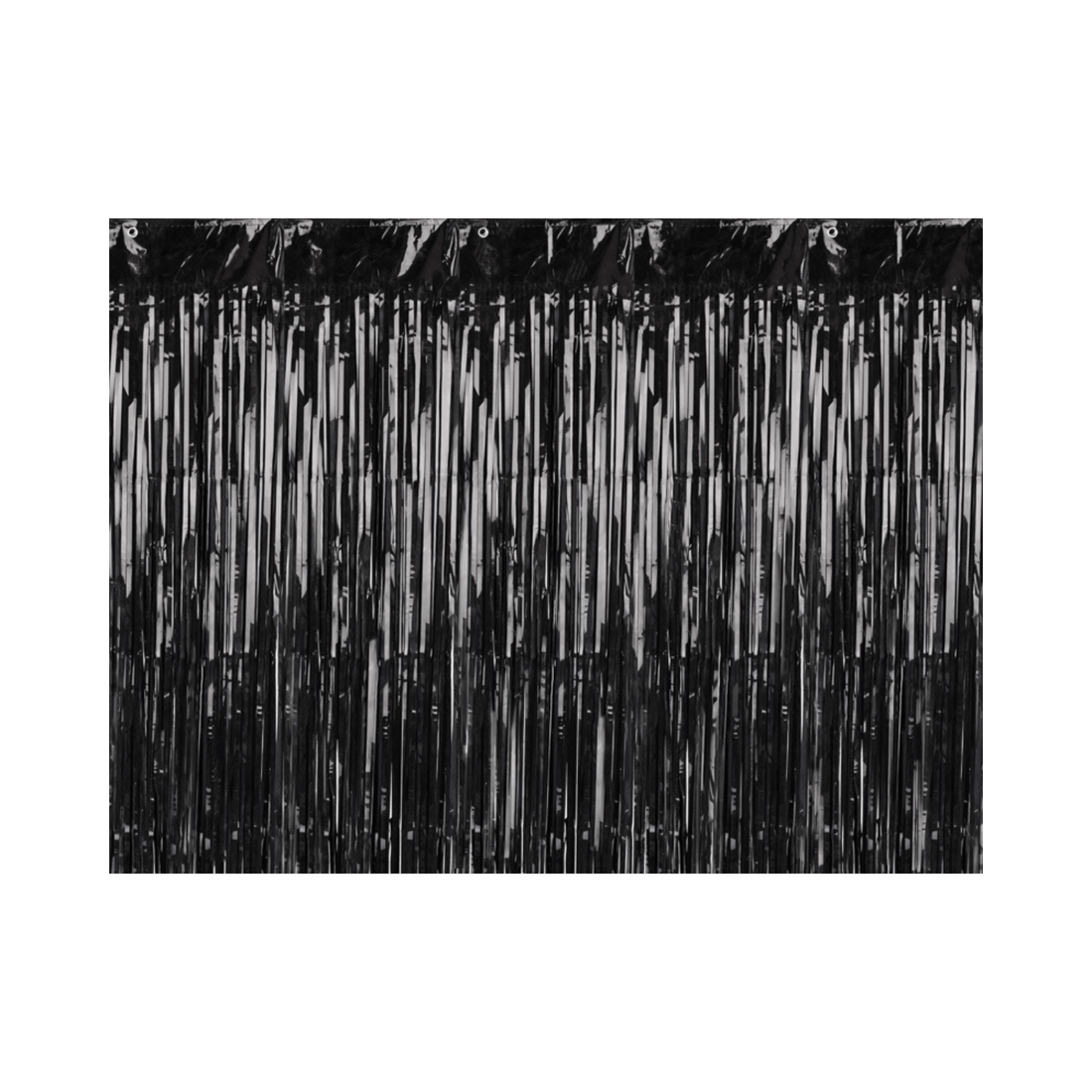 zwart deurgordijn feestdecoratie feestgordijn