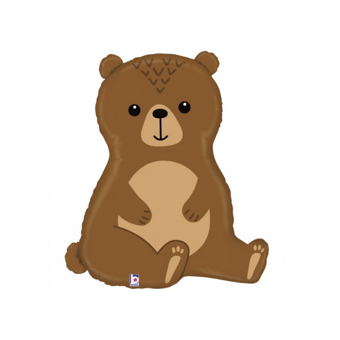 folieballon bruine beer