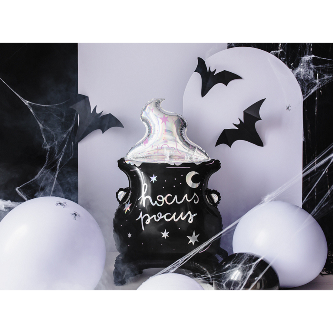 Halloween party deco folieballon heksenketel