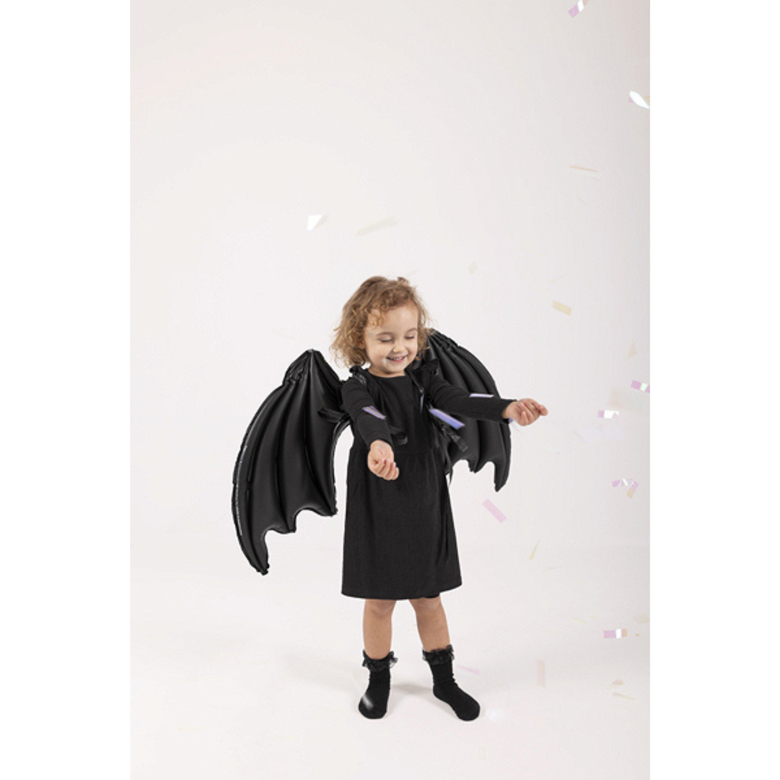 Partydeco Halloween verkleedkledij vleermuis kostuum voor kinderen