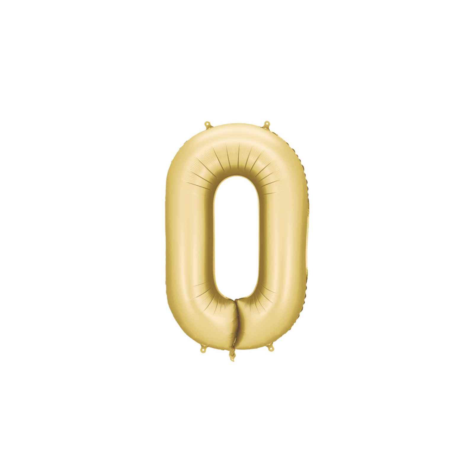 Cijferballon XL (34 inc / 86 cm) silk goud 0-9