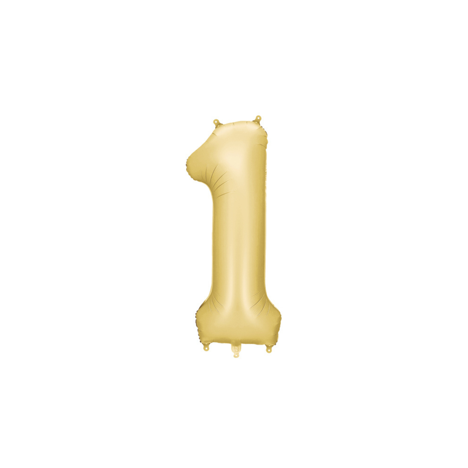Cijferballon XL (34 inc / 86 cm) silk goud 0-9