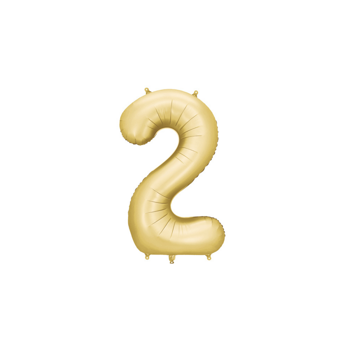 Cijferballon XL (34 inc / 86 cm) silk goud 0-9