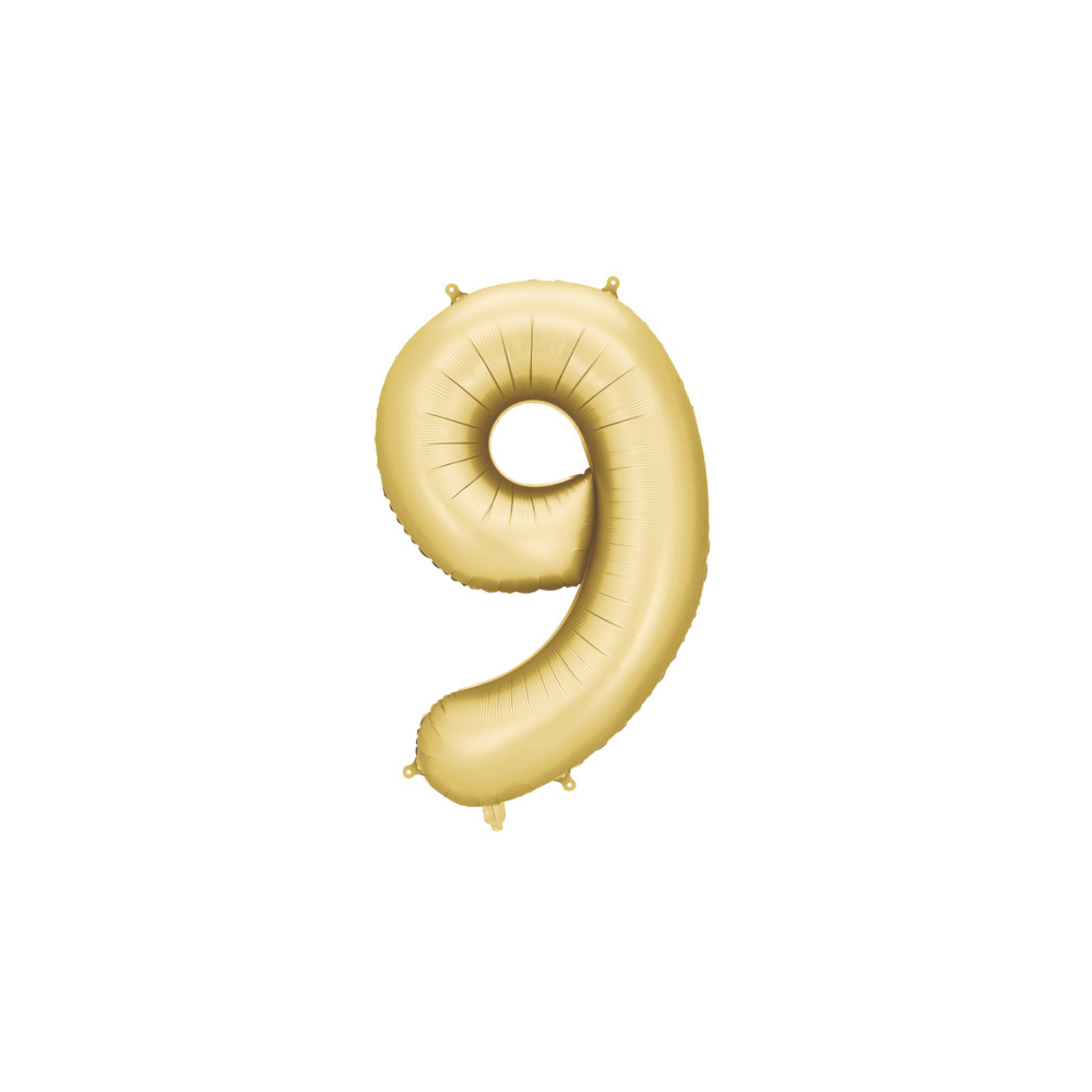 Cijferballon XL (34 inc / 86 cm) silk goud 0-9