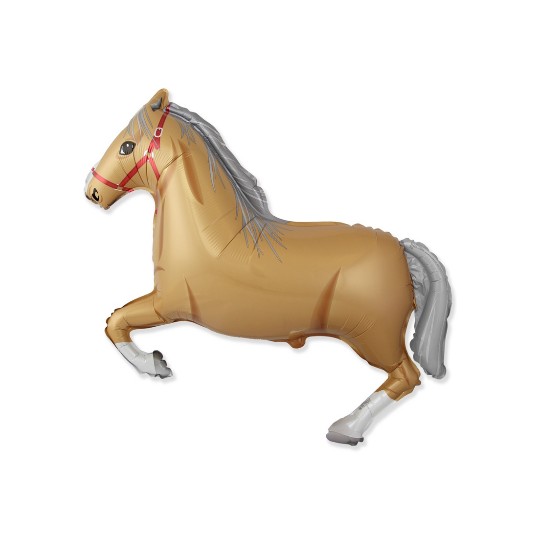 Folieballon XXL paard bruin