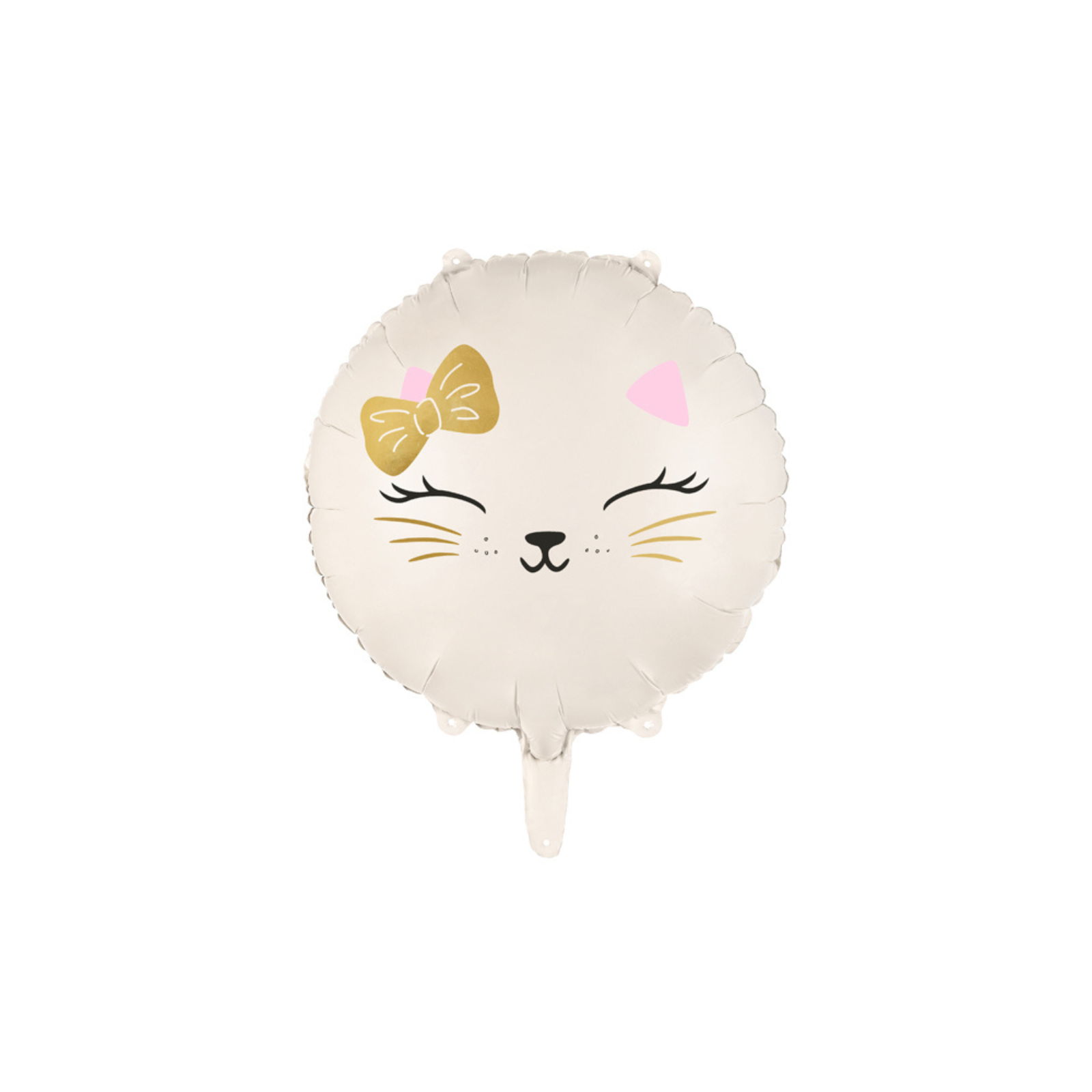 Folieballon rond poes