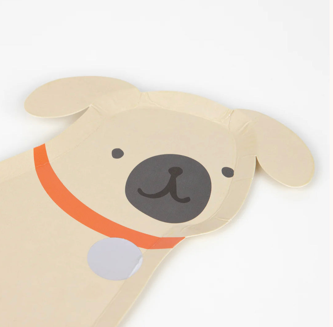 Meri Meri puppy party bordjes 8 stuks