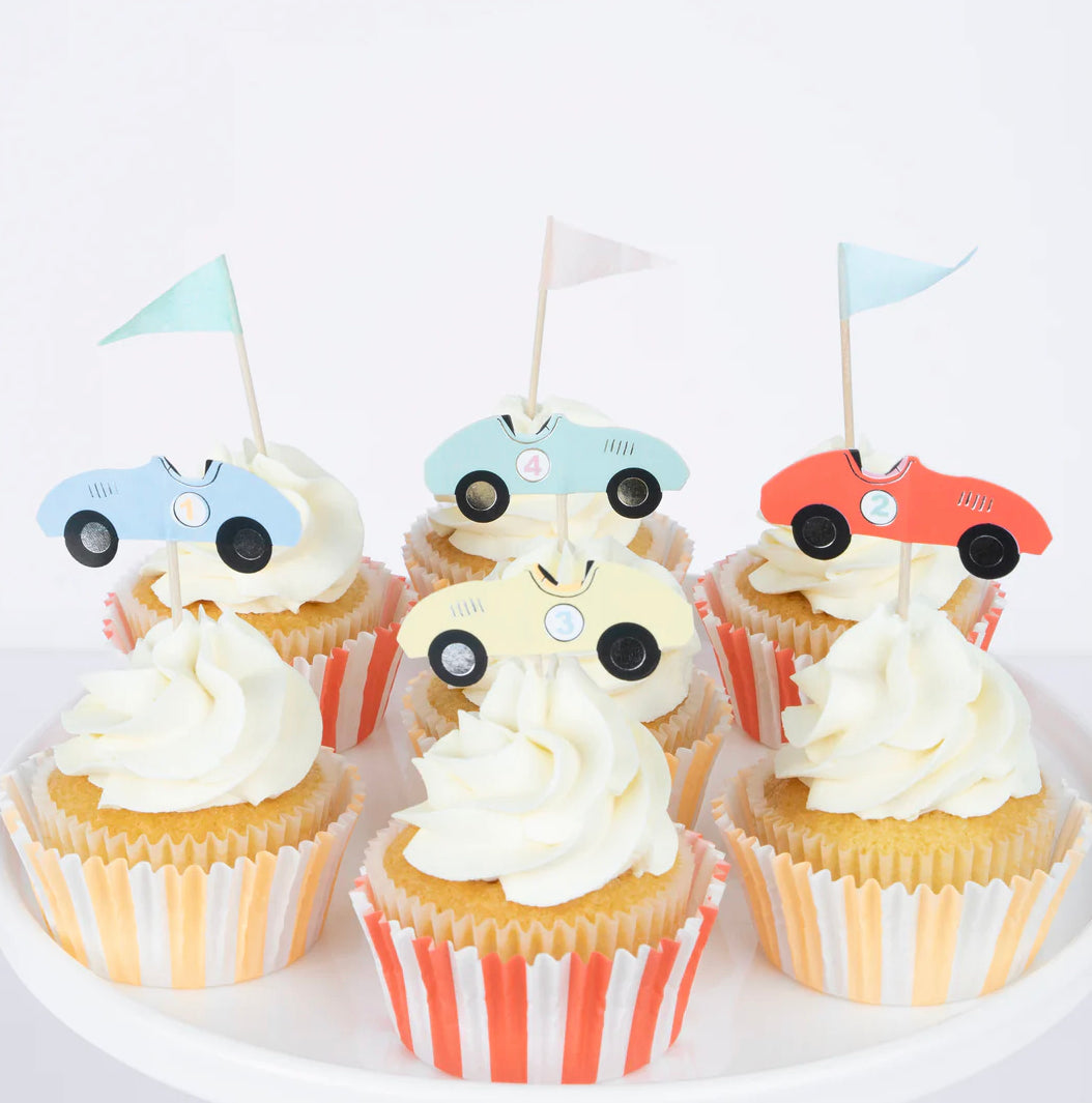 Meri Meri racewagen cupcake kit