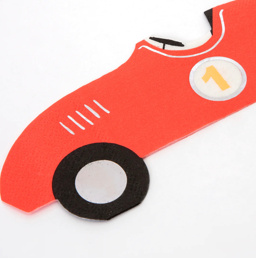 Meri Meri racewagen servetten 16 stuks