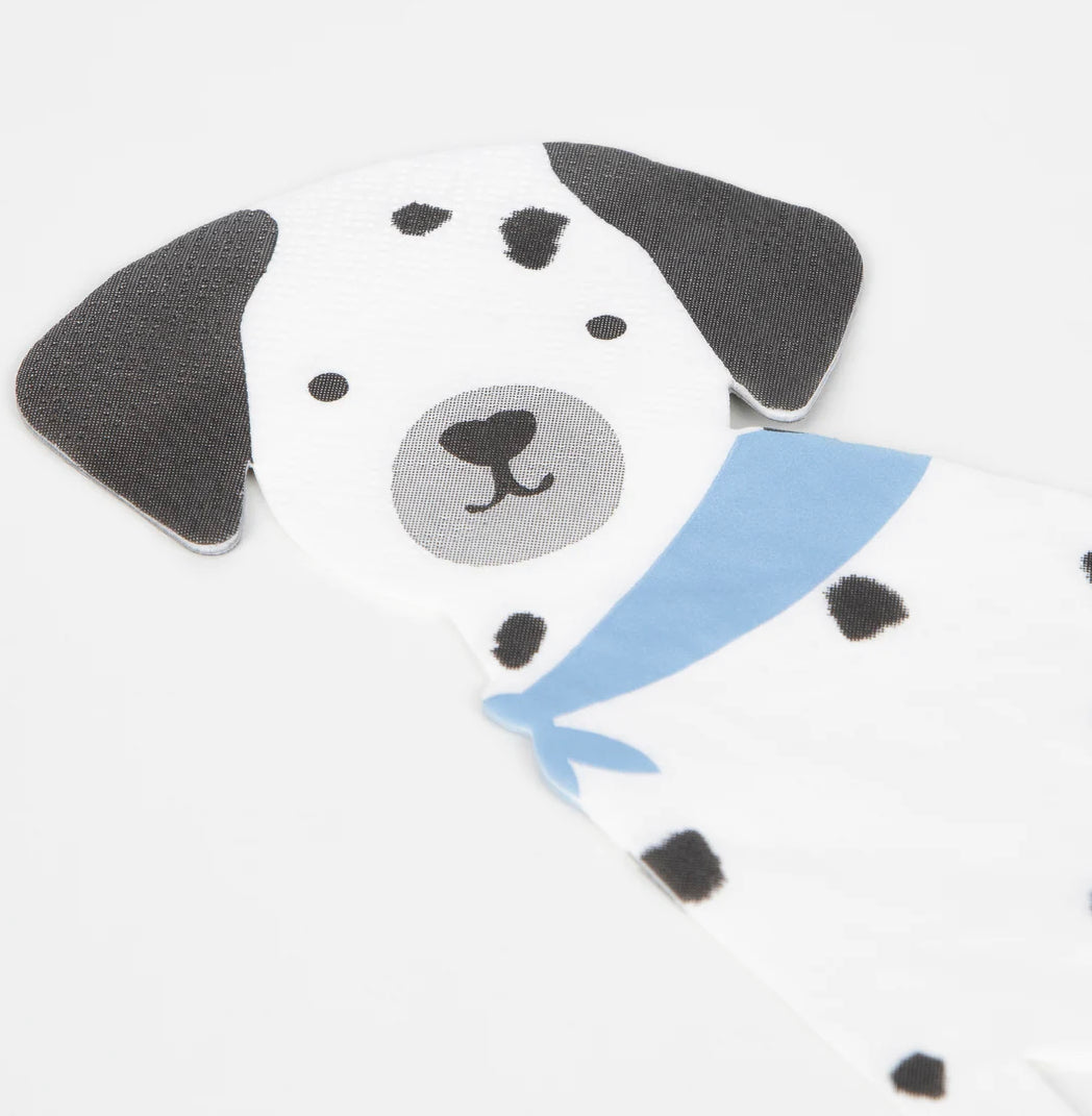 Meri Meri puppy party servetten 16 stuks