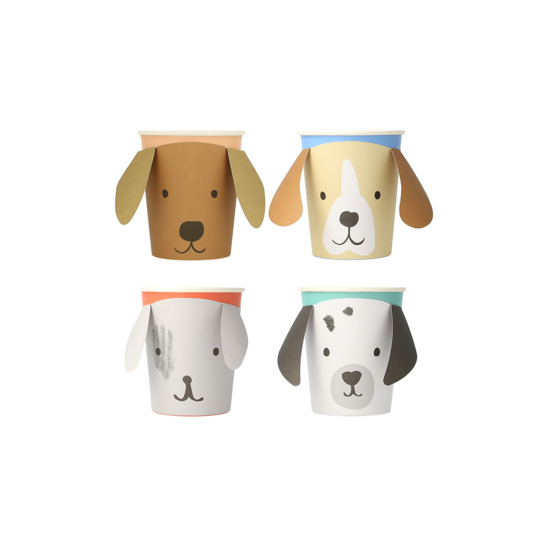 Meri Meri puppy party bekertjes 8 stuks