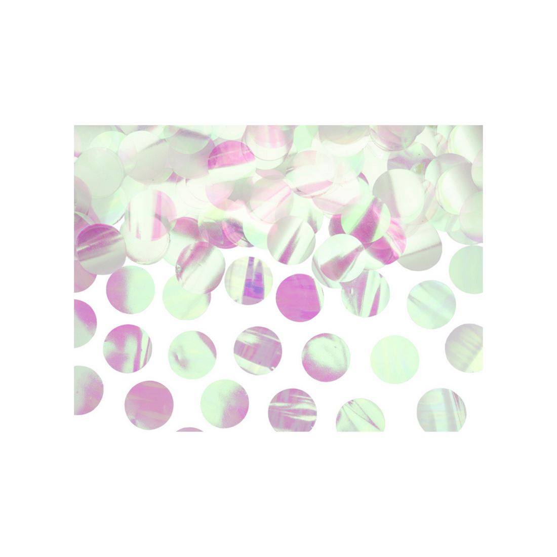 Confetti holografisch rond