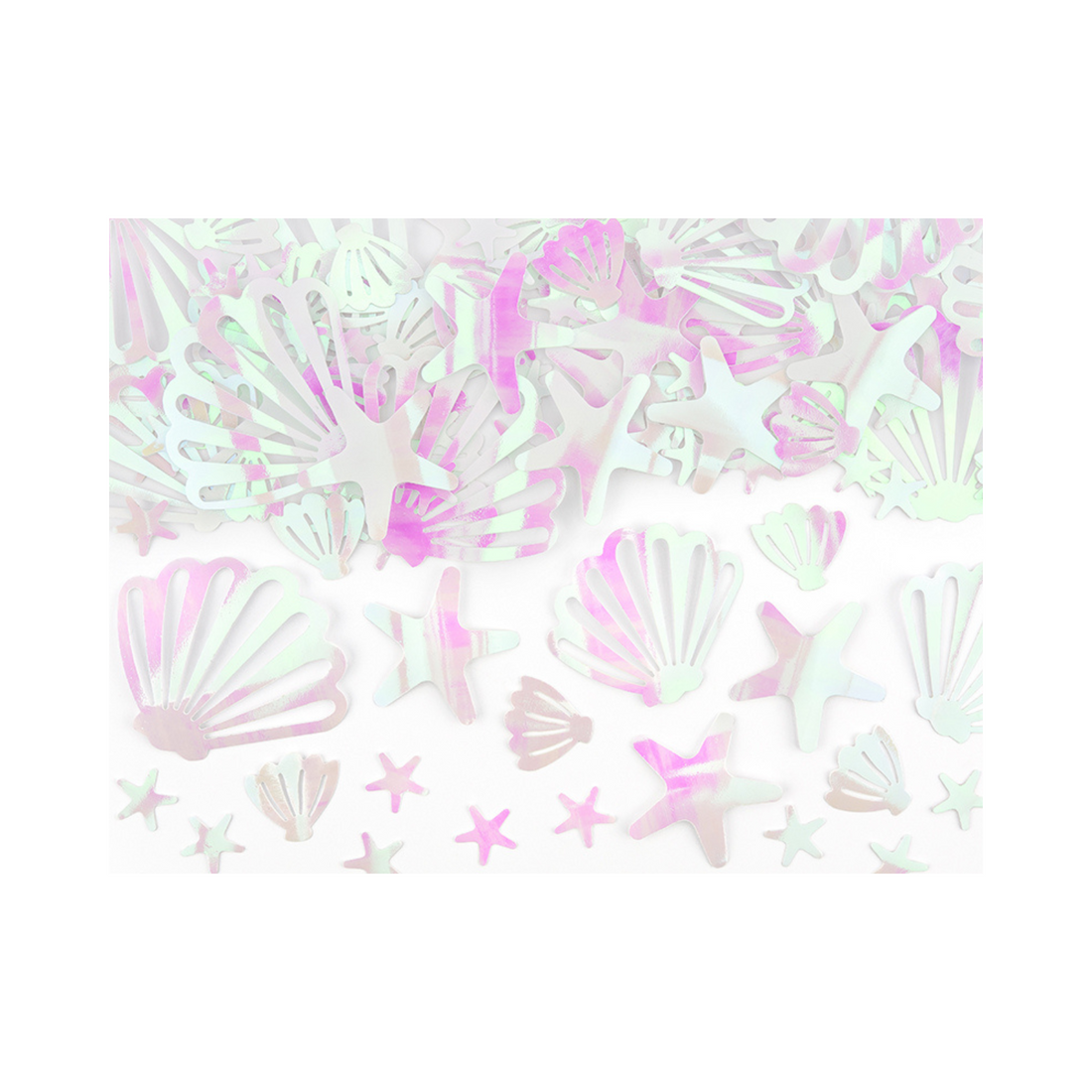 Confetti zeeschelpen en zeesterren