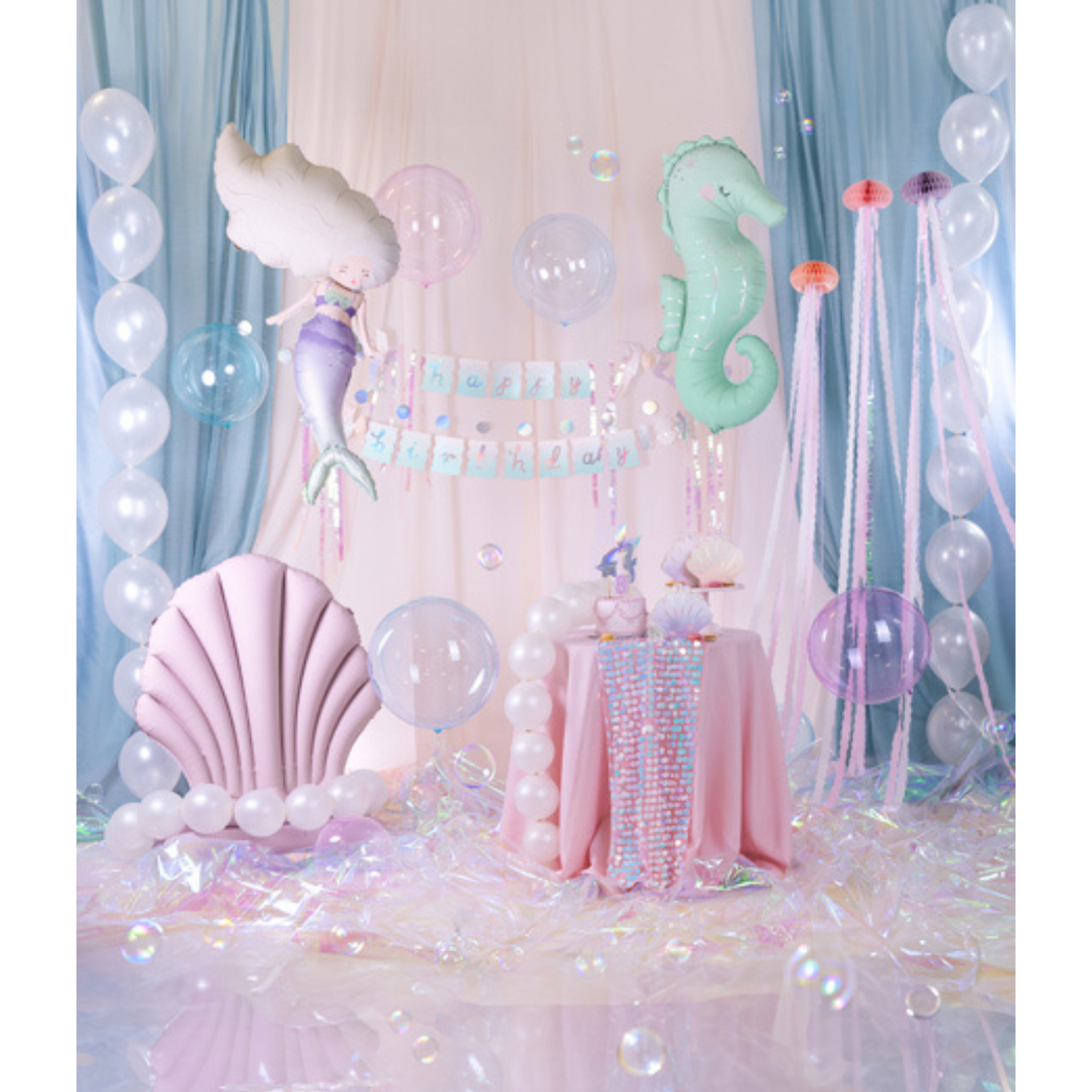 Folieballon zeemeermin