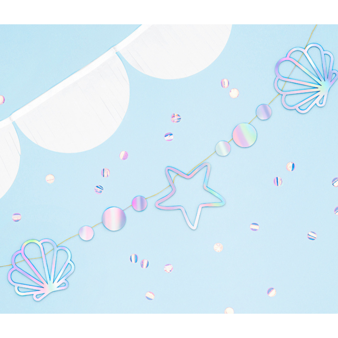 Slinger zeeschelpen en zeesterren