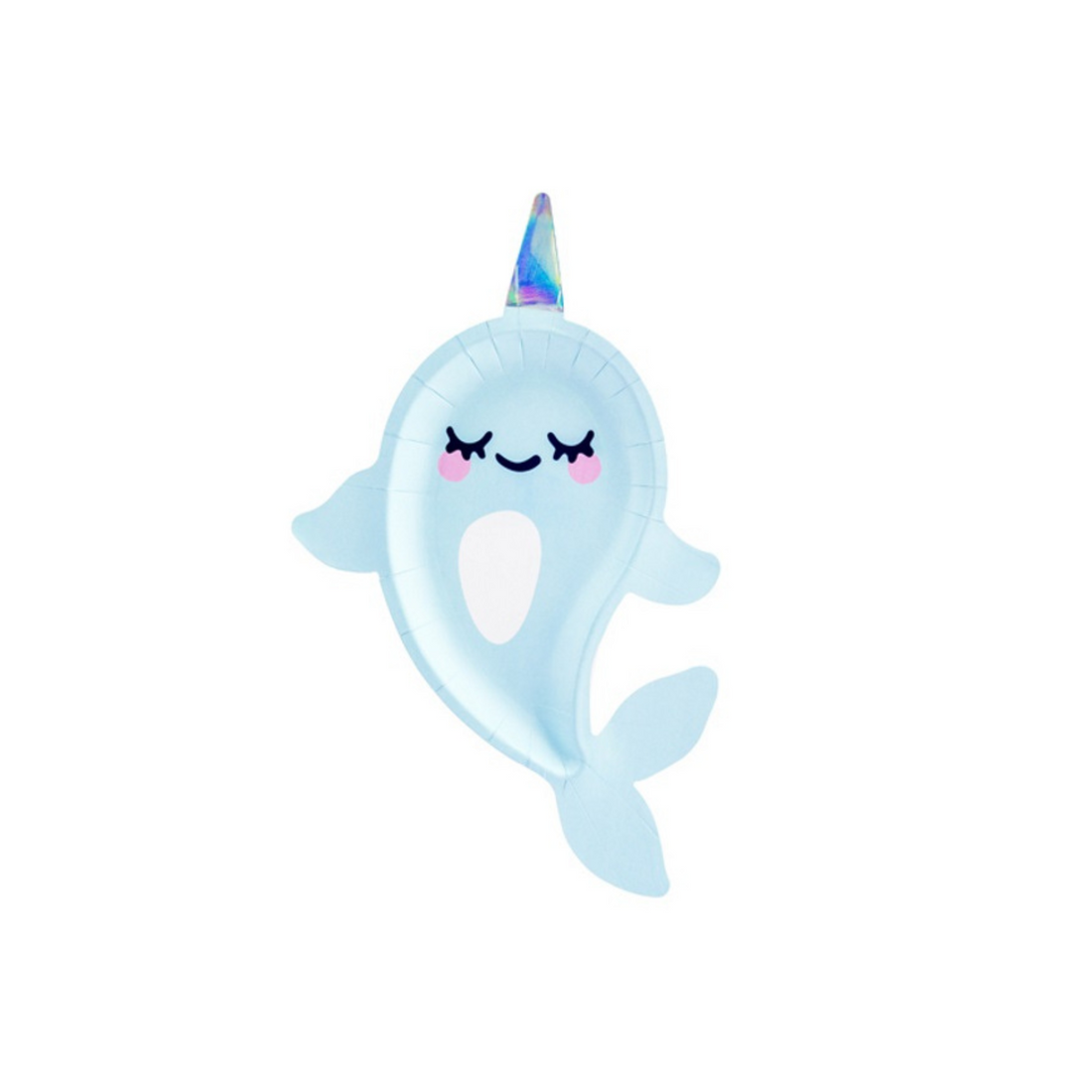 Narwal bordjes 6 stuks