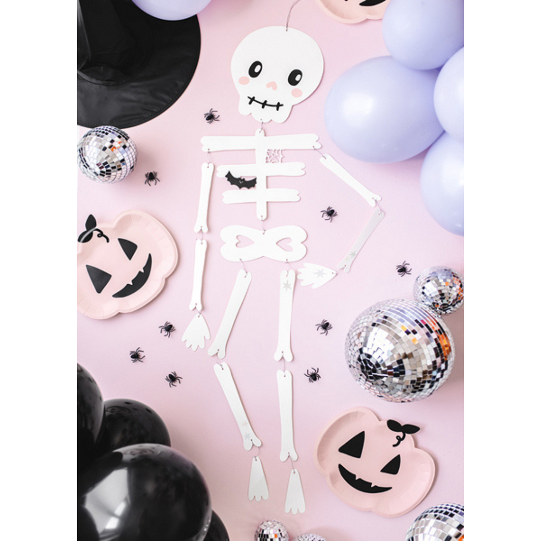 papieren skelet Halloween decoratie