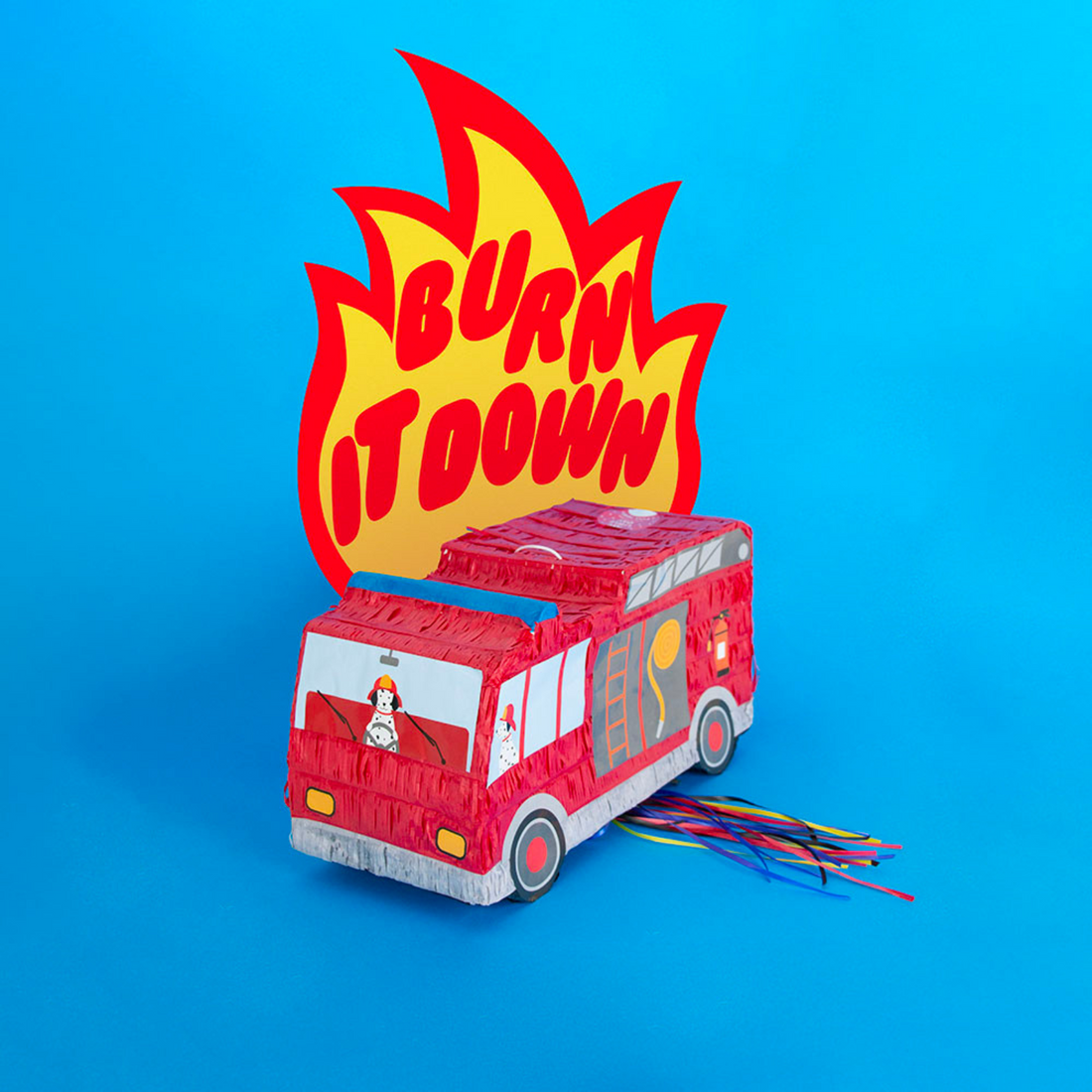 my little day brandweerwagen pinata