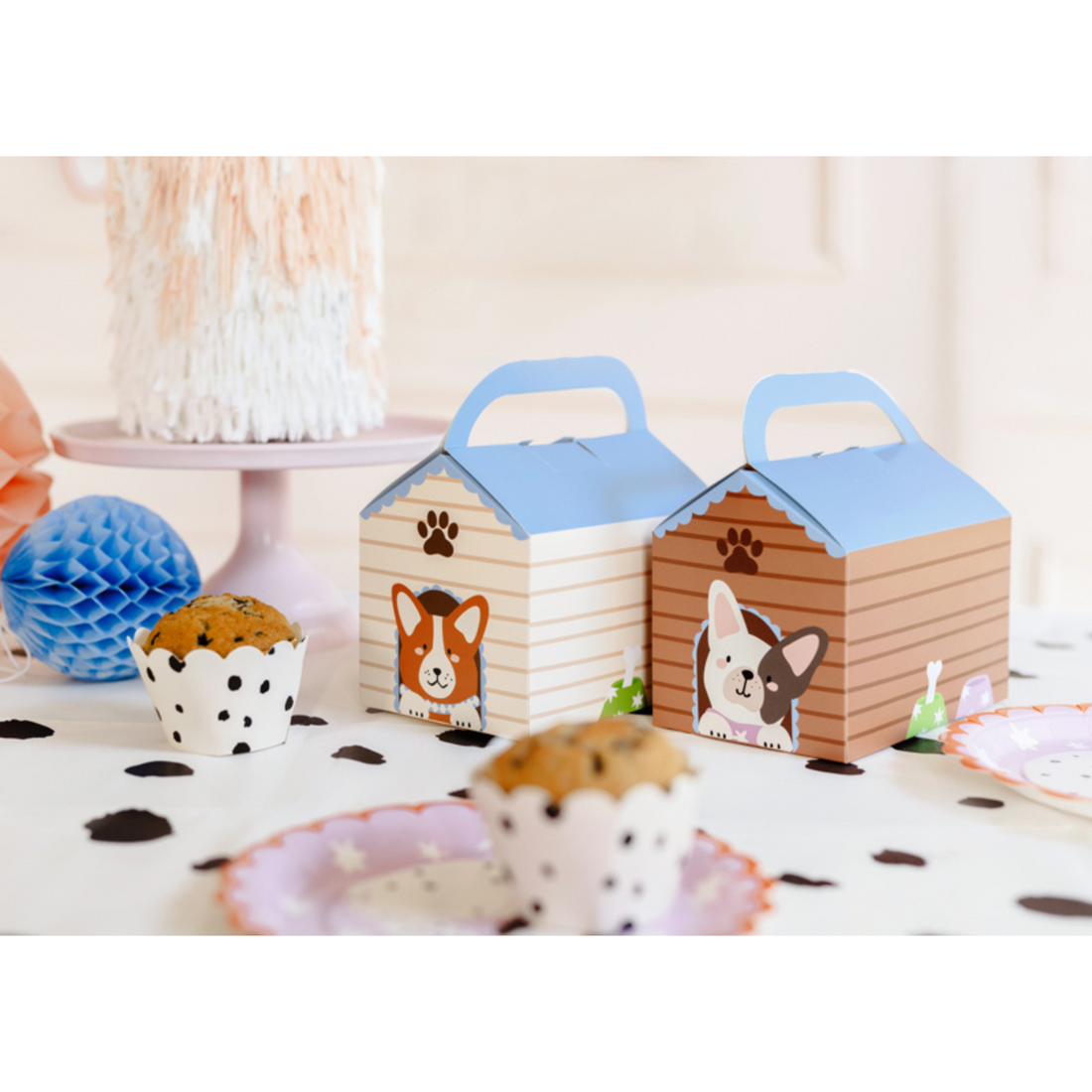 Cadeauboxen hondenhok 6 stuks