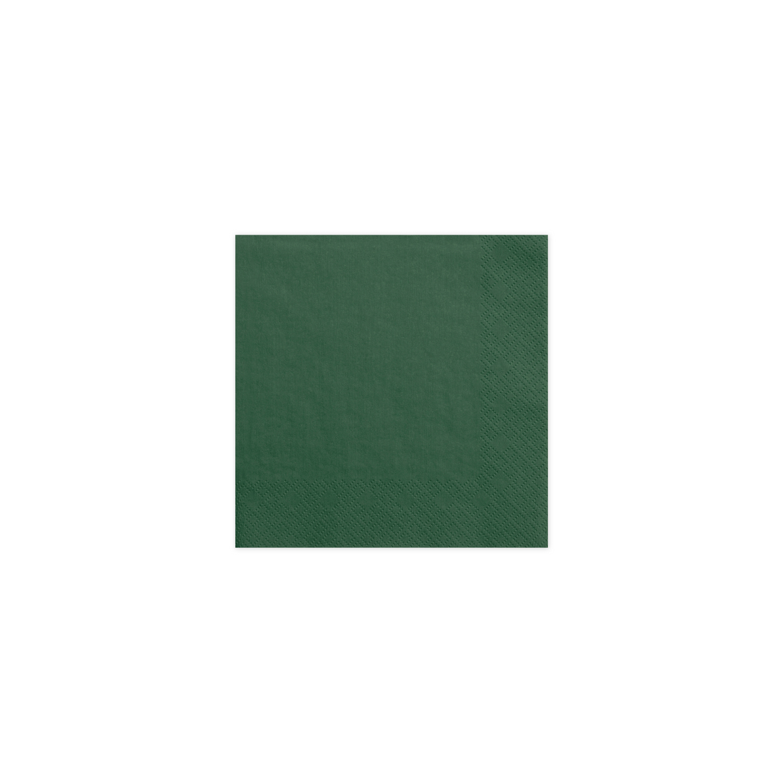 effen donkergroene servet