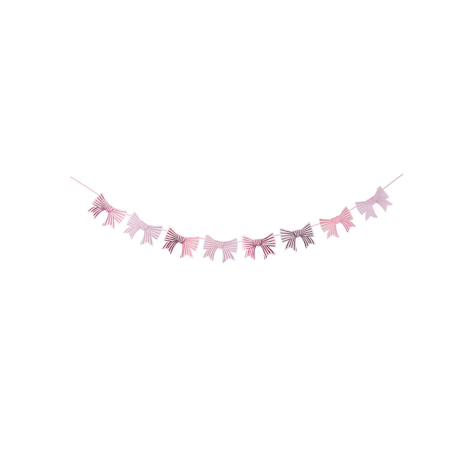 Slinger strikjes roze 3 meter
