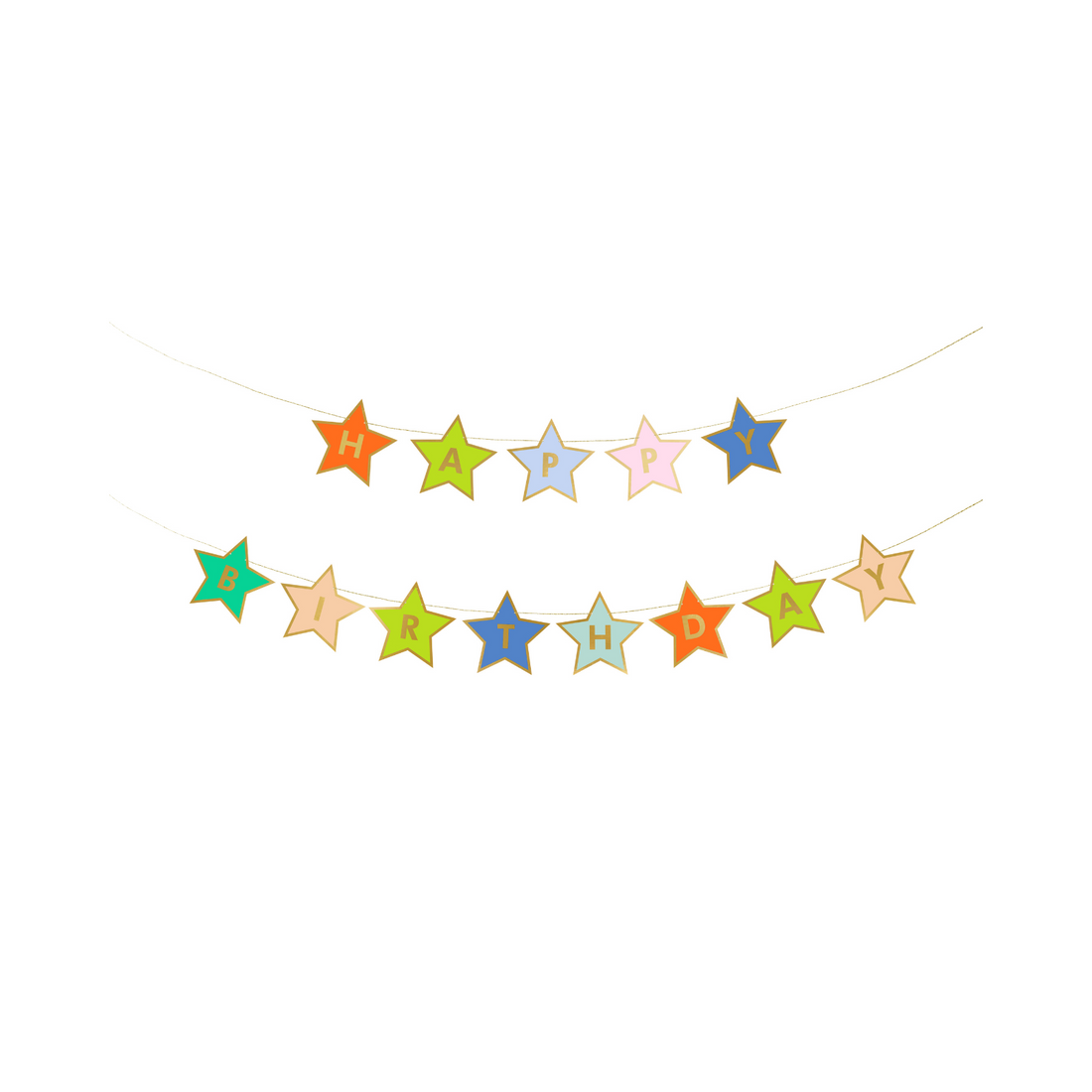 Slinger Happy Birthday sterren 2,6 meter