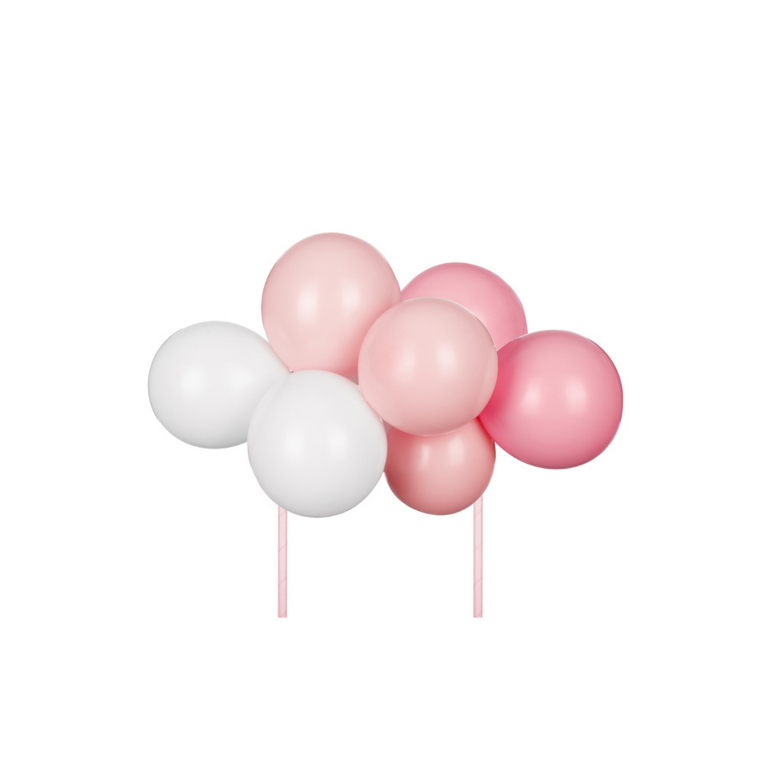 Taarttopper mini ballonnenboog - roze