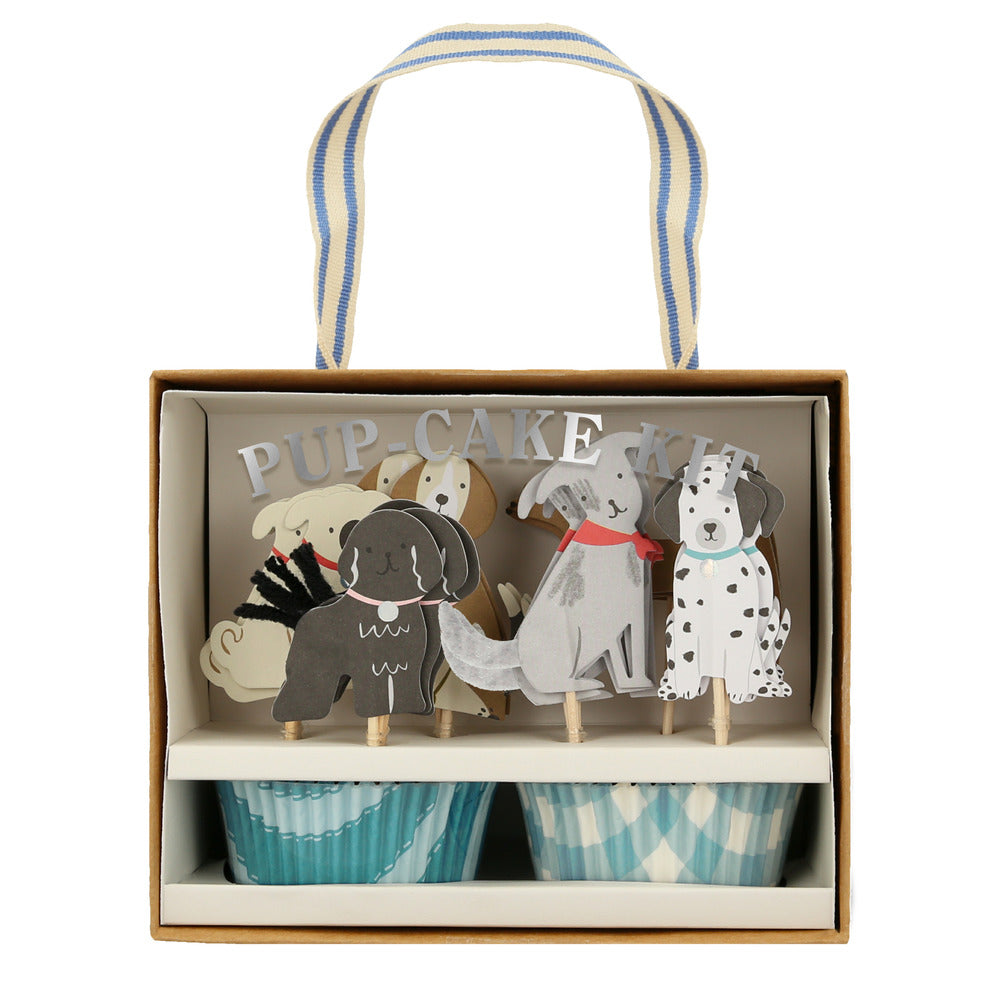 Meri Meri puppy party cupcake kit