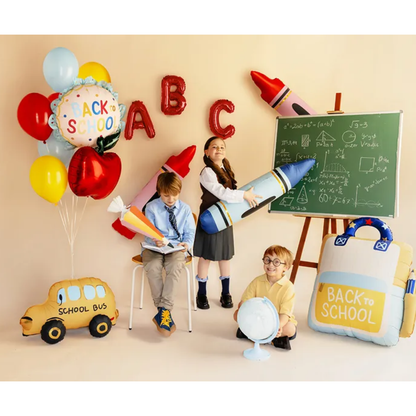 XL folieballon schooltas Back to School - 68 x 82 cm