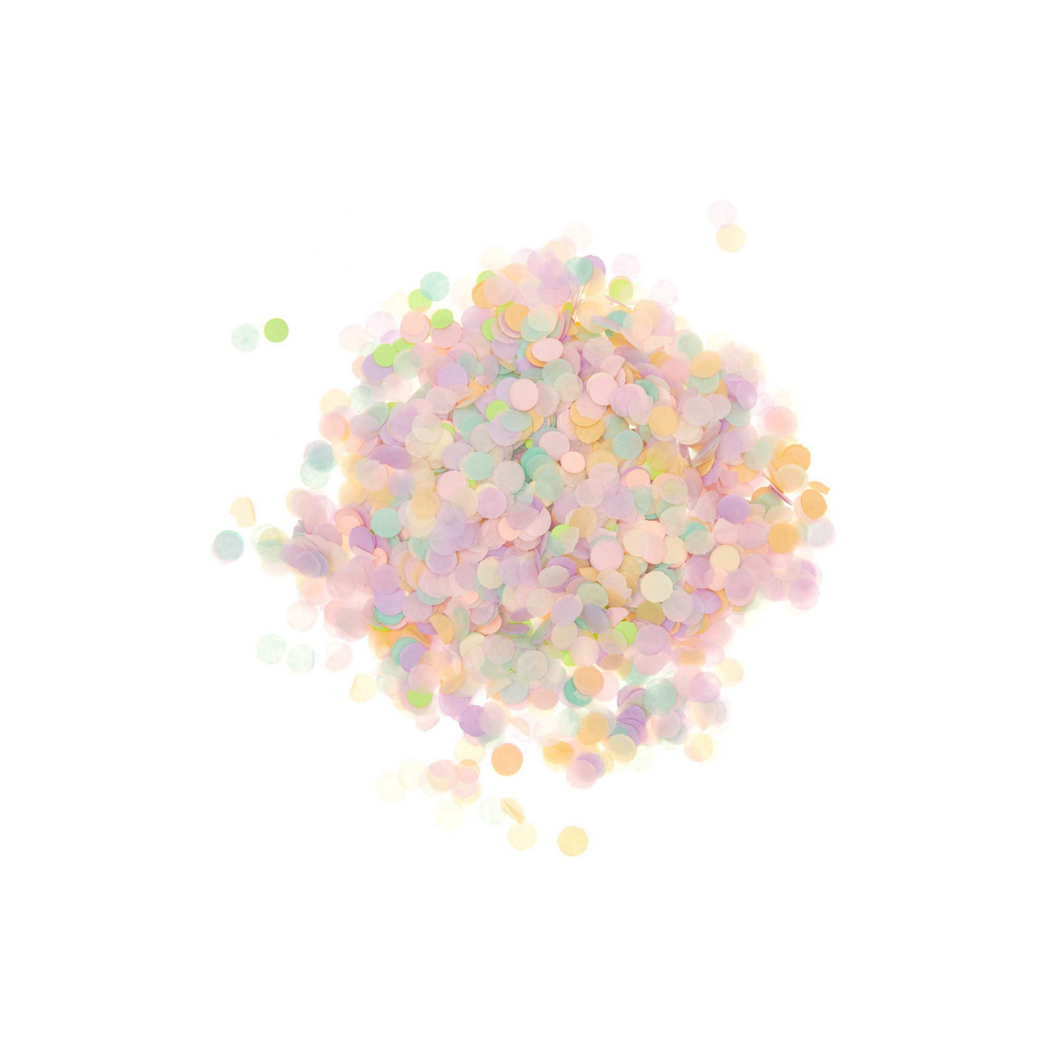 confetti mix pastel rainbow 