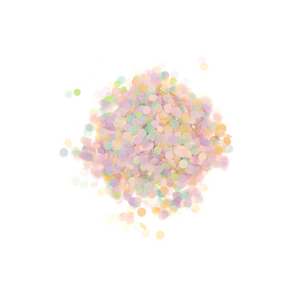 confetti mix pastel rainbow 