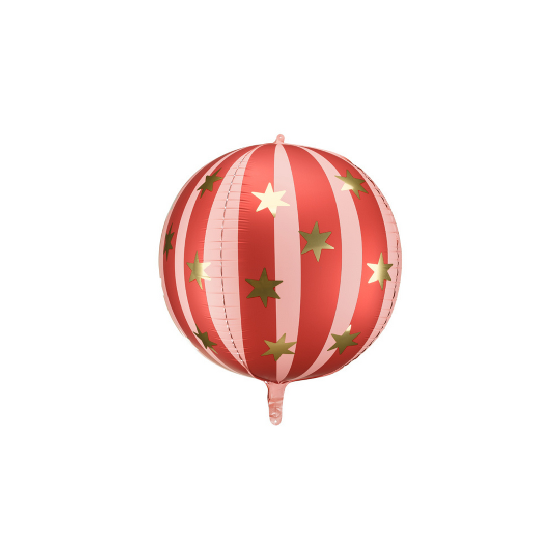 Folieballon circusbal rood