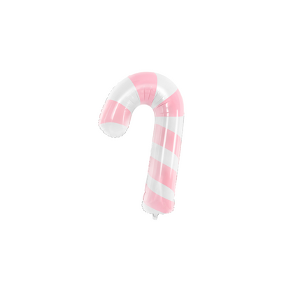 folieballon candy cane roze 