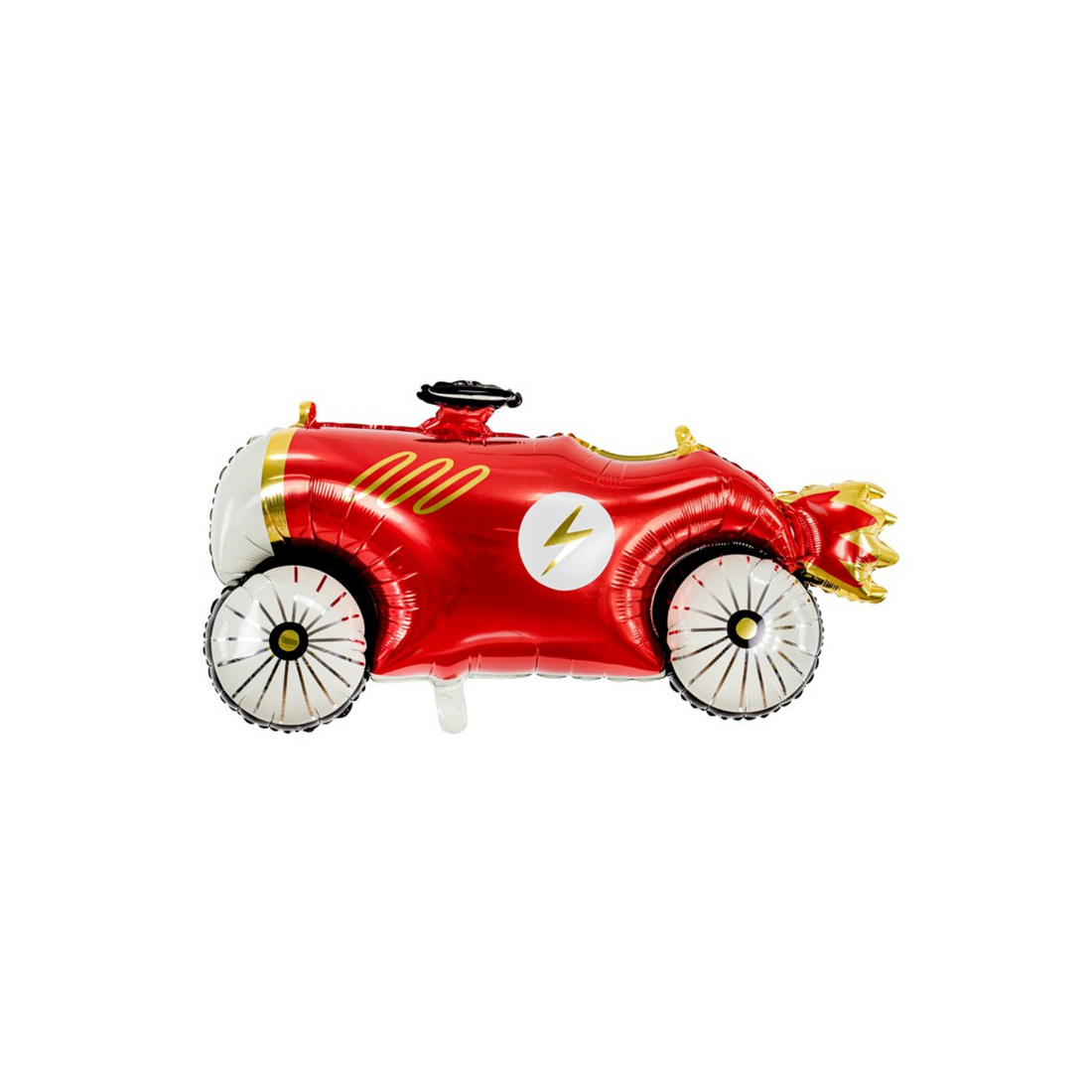 folieballon in de vorm van een racewagen