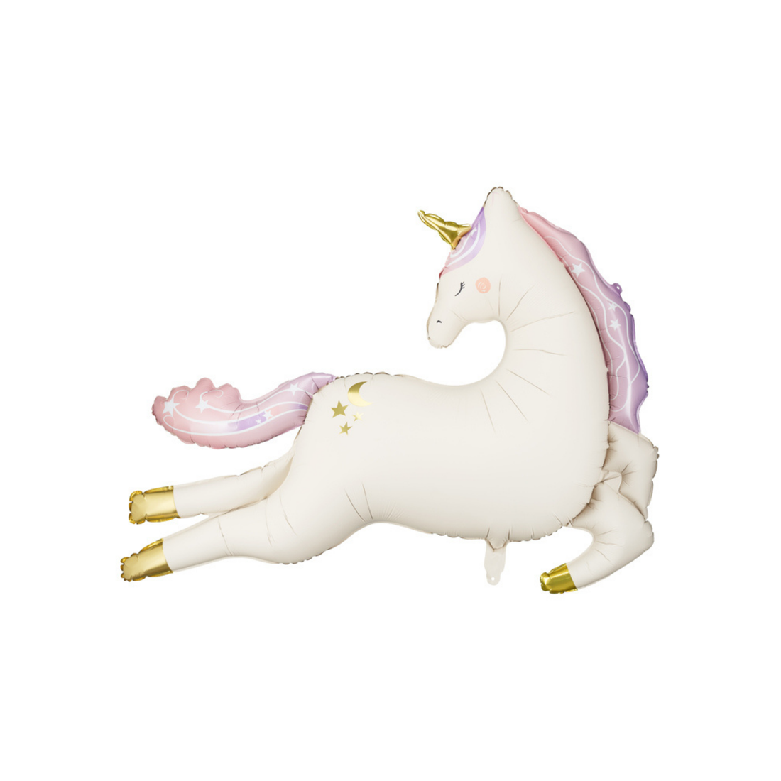 Folieballon vliegende unicorn