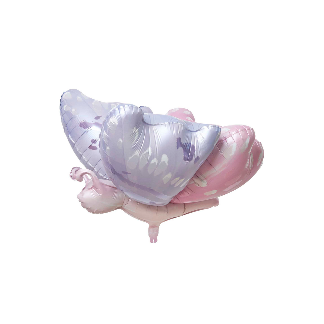 Folieballon vlinder roze en lila