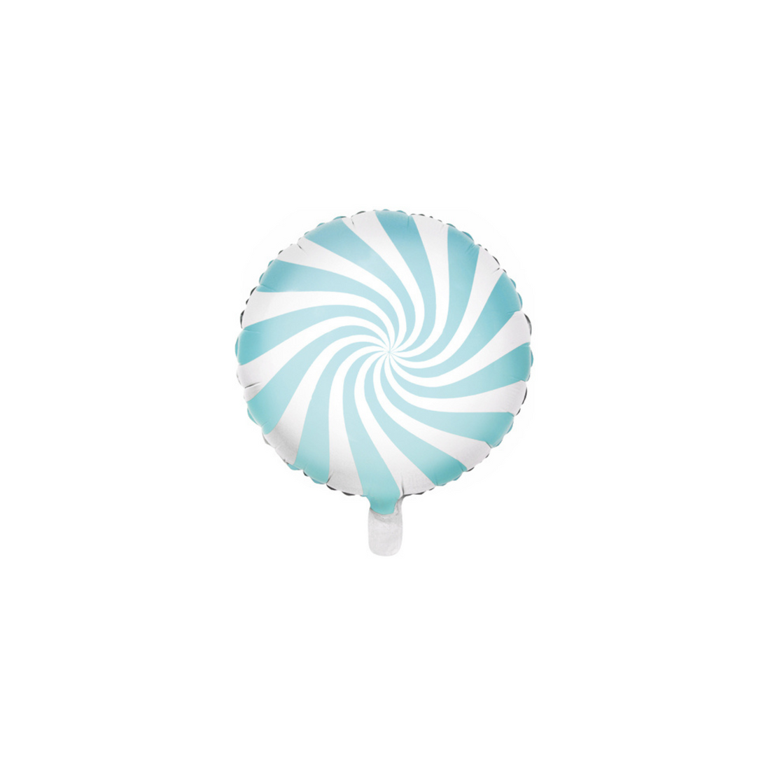Folieballon snoepje pastelblauw