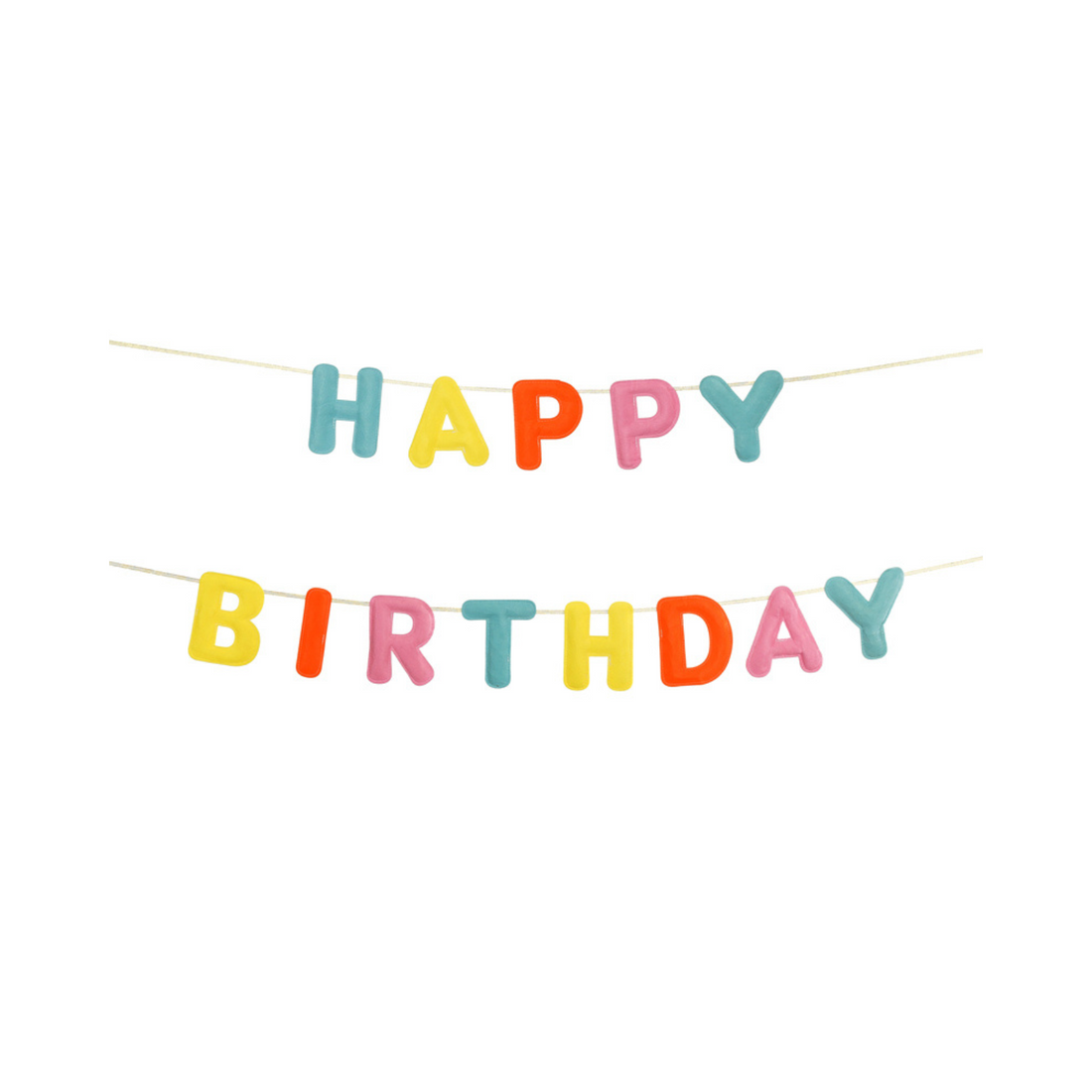 Happy Birthday slinger vilt 3 meter