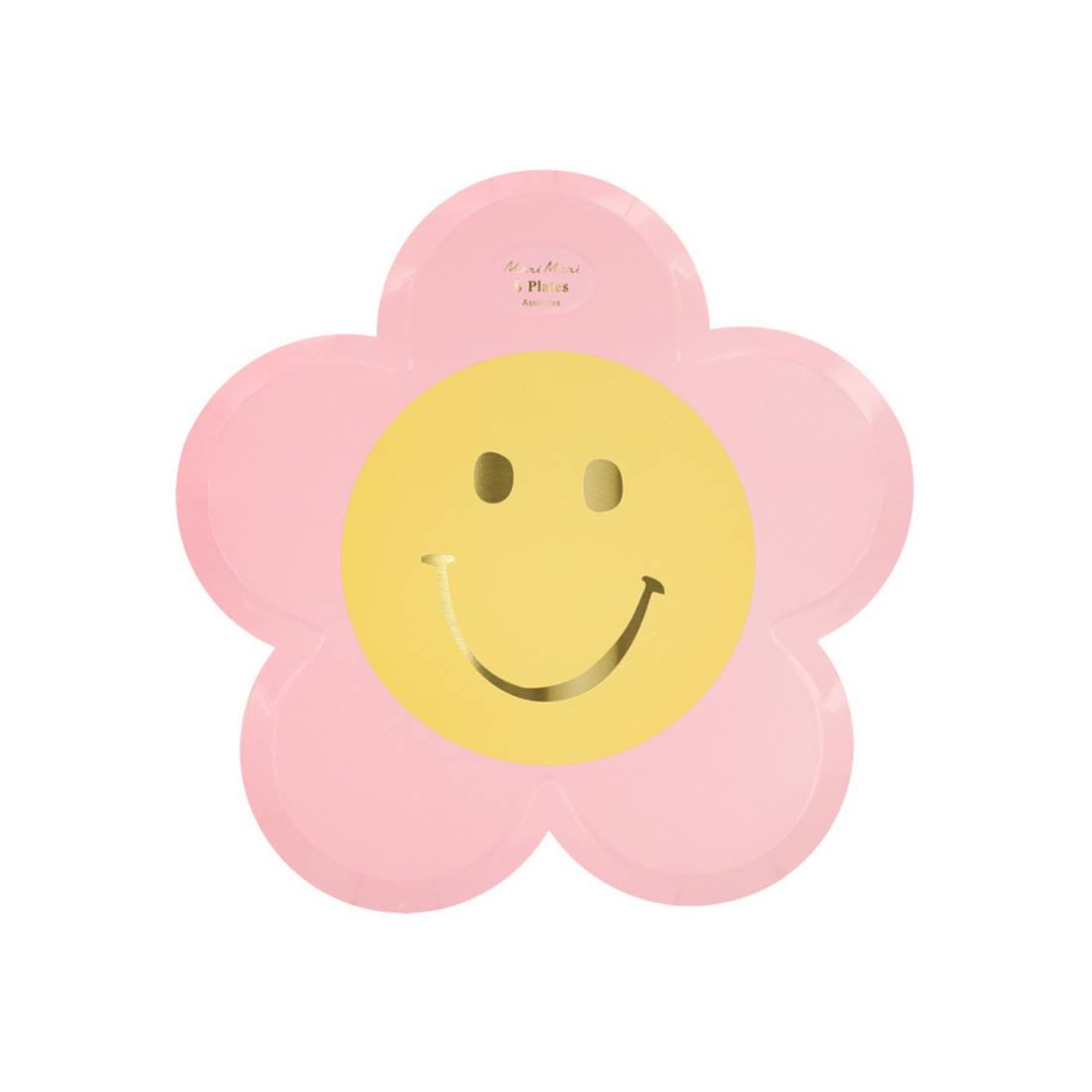 smiley face bloemenbordjes meri meri feest