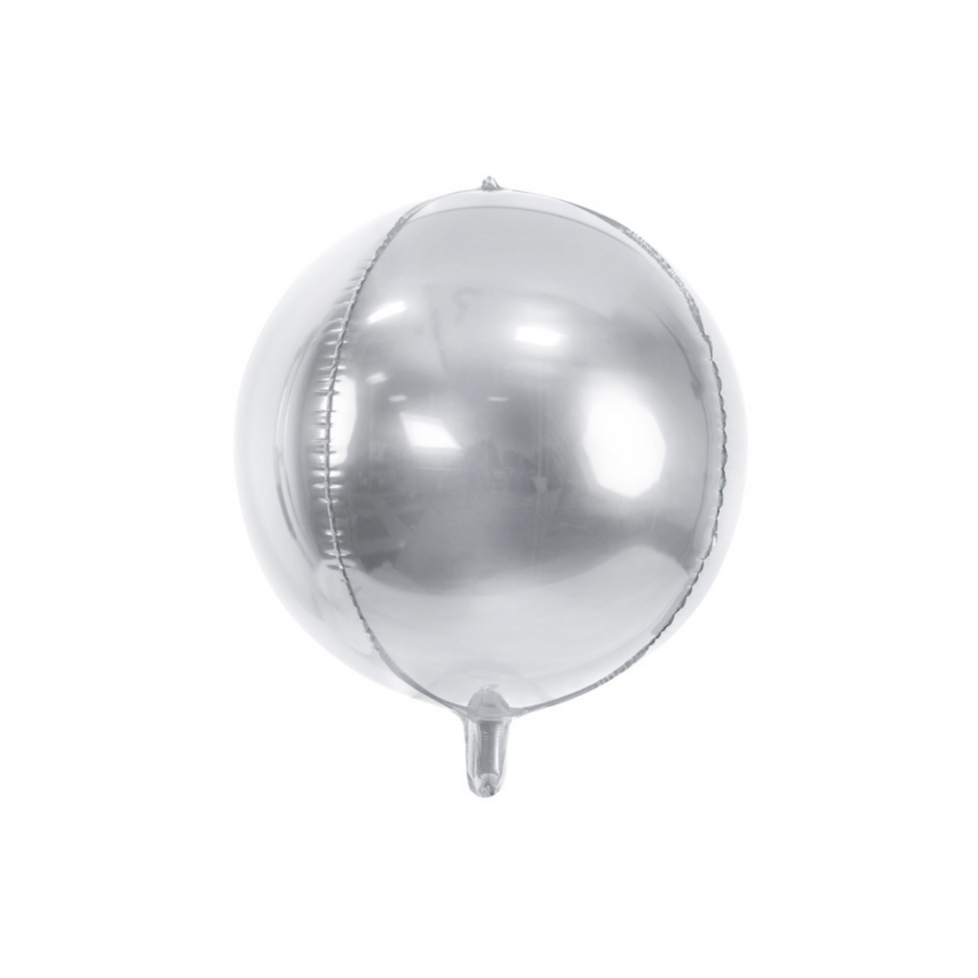 Folieballon bal zilver